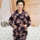 Đồ ngủ nhung san hô phụ nữ trung niên mùa đông cộng với nhung dày cỡ lớn flannel mùa thu và mùa đông mẫu mẹ phục vụ nhà bộ pijama