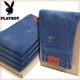 Quần jean nam Dude skinny nam mùa hè Slim Summer Straight Casual Loose Spring and Summer Quần - Quần jean quần tây
