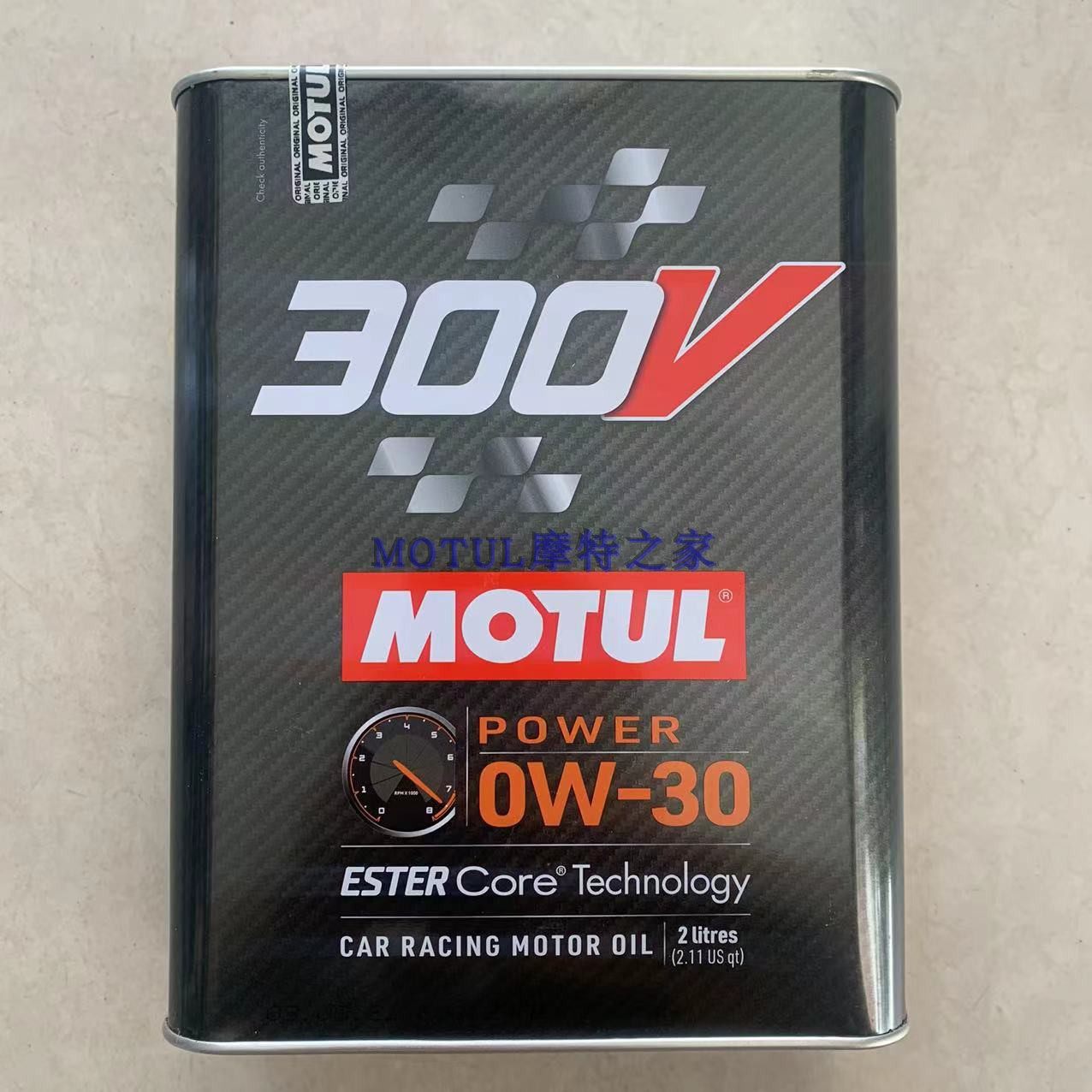 MOTUL Motor Oil 300V POWER 0W30 Diester Fully Synthetic Lubricant 2L