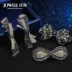 Người lớn retro đơn giản nhỏ đầu clip rhinestone mùa xuân clip kẹp tóc nữ tiara phụ kiện tóc Hàn Quốc kẹp tóc ngang clip nhỏ kẹp tóc Phụ kiện tóc