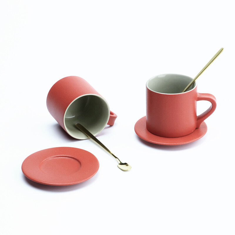 Get marriage cup home outfit new wedding scene boxed ceramic keller cup one question with his hand