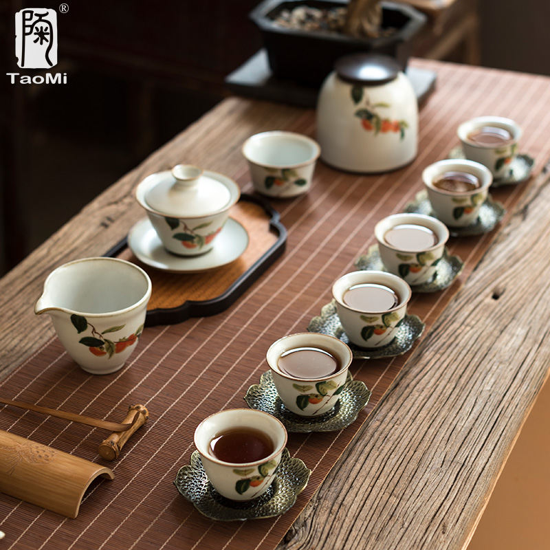 Gather your up ceramic fair keller JingYue white household large capacity and cup teapot kung fu tea tea accessories of the big points
