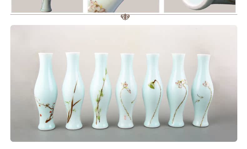 The Poly real boutique flower implement vases, flower scene jingdezhen ceramics by hand coarse TaoXiaoHua bottles household tea is the tea taking