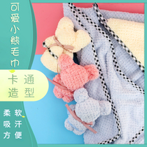 Bear towel gift box single-pack wedding with hand gift one year back gift cotton towel custom couple gift