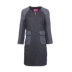 Shengyuzhu Phụ nữ truy cập mùa đông Khâu túi lớn Flip Wool Wool Chín-tay áo khoác giữa áo khoác dài - Trung bình và dài Coat