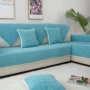 Four Seasons đệm chung sofa vải đệm trượt Bắc Âu gỗ rắn tối giản hiện đại sofa da bộ tựa lưng khăn - Ghế đệm / đệm Sofa các mẫu đệm ghế gỗ