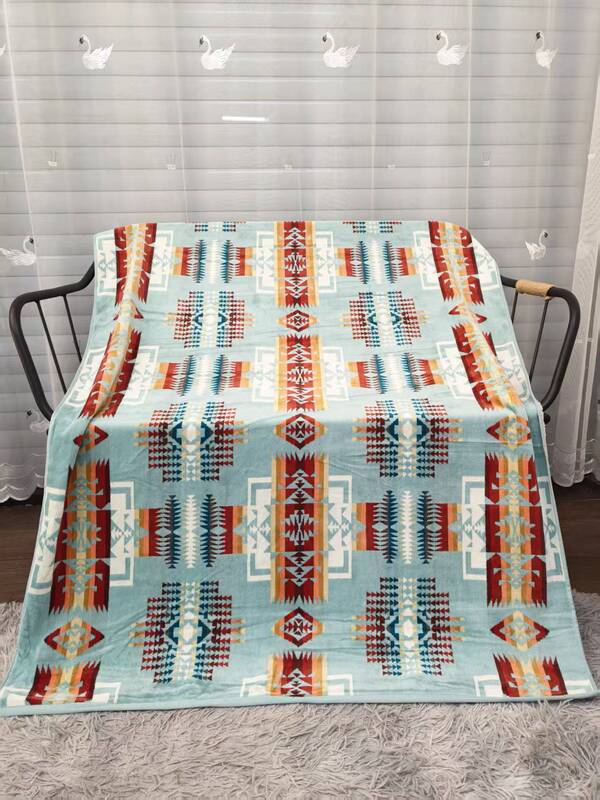 Foreign Trade Daily Order 100% Cotton Vintage Style Pendleton Throw Blanket Beach Towel Large Bath Towel Air Conditioning Blanket 100X180 Foreign Trade Daily Order 100% Cotton Vintage Style Pendleton Throw Blanket Beach Towel Large Bath Towel Air Conditioning Blanket 100X180