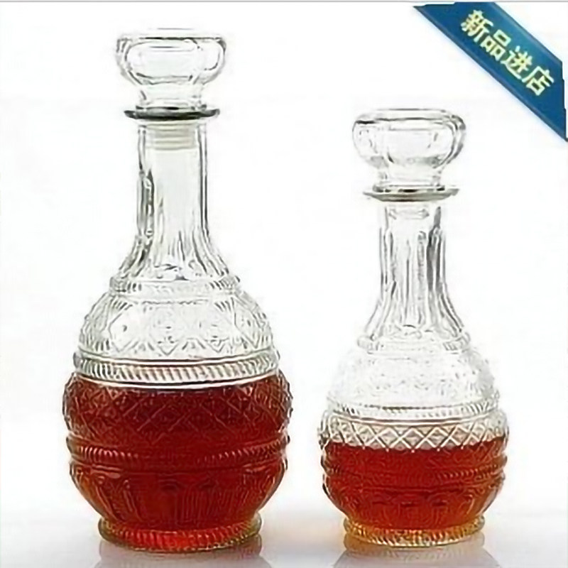 Glass red wine bottle vintage glass storage wine taverware trendy glass red wine bottle wine bottle 1000ml