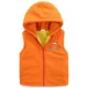 Bé trai mùa xuân và mùa thu trẻ em vest mùa đông dày nữ bé lông cừu trùm đầu bên ngoài mặc vest vest