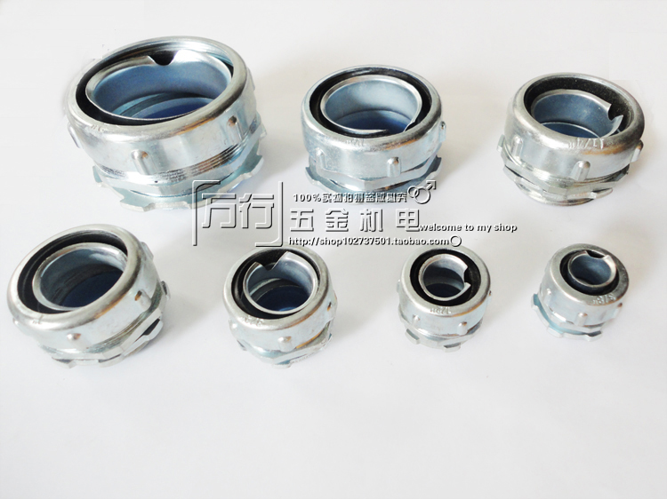 19 metal hose connector outer wire three-column connector end type inner tooth type ferrule type ferrule self-fixing connector