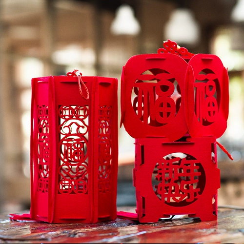 Niu nian fu zi zi xiahong Lantern Mall Spring Festival Festival News Fair Fair Новогодние украшения украшения ювелирных изделий продукты висят ювелирные украшения