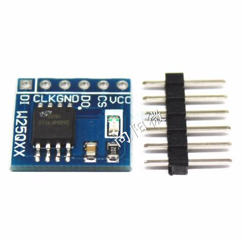 W25Q64 64Mbit 8MByte FLASH储存模块 DataFlash SPI接口 BV FV