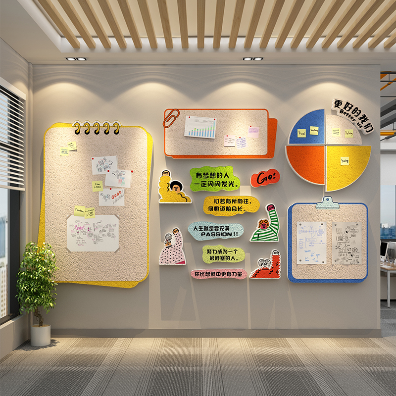 Felt Board Photo Wall Stickers for Decorating Company Offices, Corporate Culture, Entrance Image Display, Bulletin Board Atmosphere Arrangement Felt Board Photo Wall Stickers for Decorating Company Offices, Corporate Culture, Entrance Image Display, Bulletin Board Atmosphere Arrangement