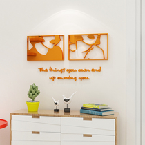 Bedroom decoration room layout Net red sofa bedside background meal living room wall explosion renovation rental house ins