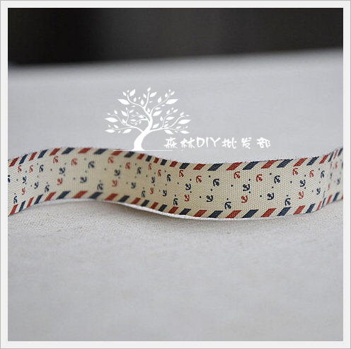 (forest wholesale) ZAZR Inmark cloth mark 1 5CM wide marine wind raw vegetarian sea anchor RMB13  10 m