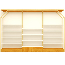 Shop shoe store shoe rack display rack bag display cabinet boys and girls shoes sales display decoration with lights