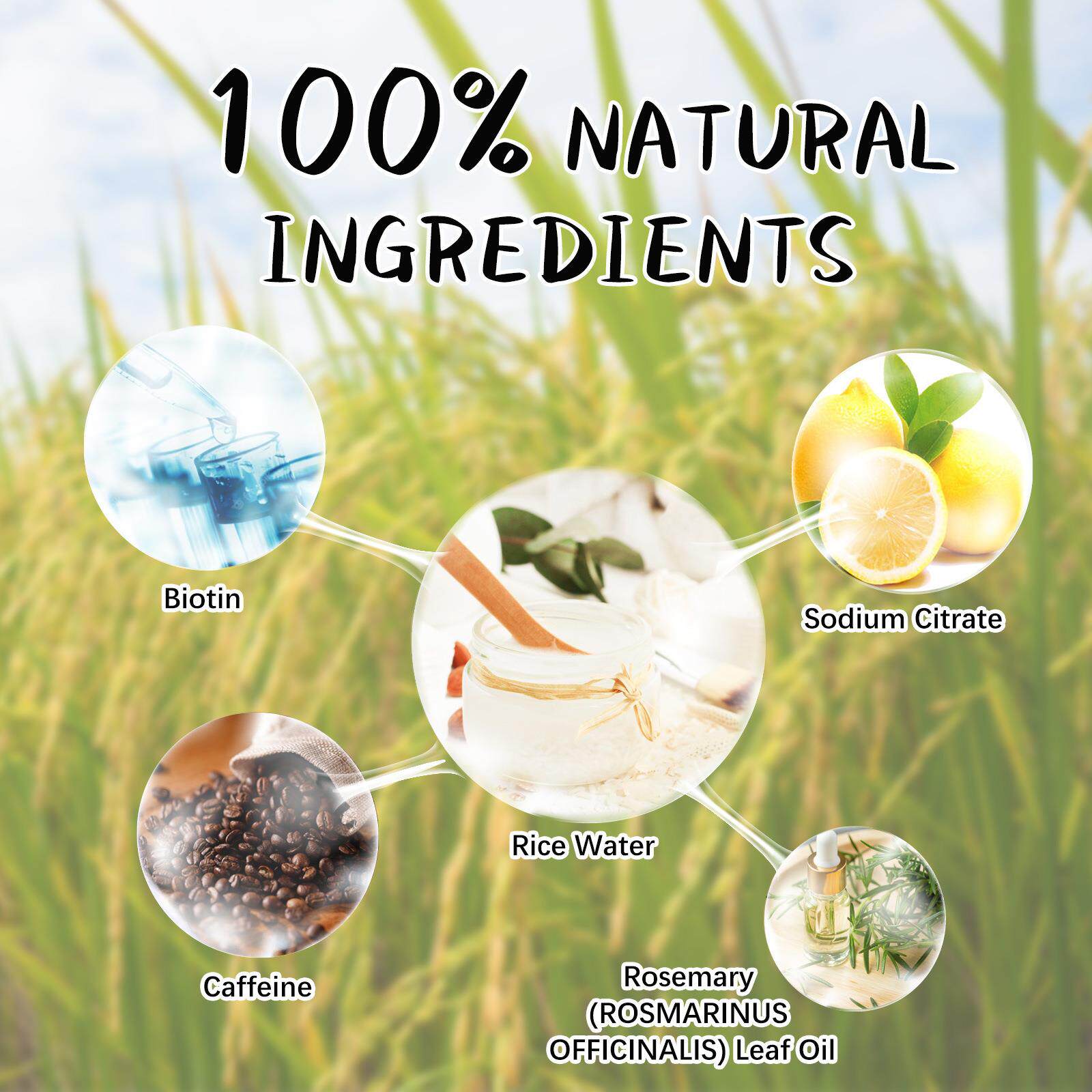 Ароматерапия Пылезащитный чехол rice water shampoo conditioner hair growth shampoo condition