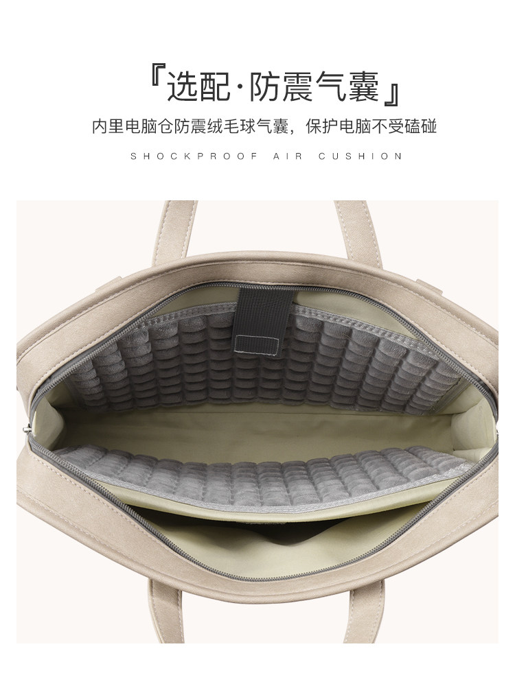 Good-Looking Laptop Bag, Drop-Proof and Shock-Proof, Suitable for Apple MacBook 13.3, Lenovo Air 14, Women's 15.6, ins Simple Shoulder Bag, 15 Huawei Mac, 13inch Pro 16 Dell