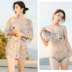 Áo tắm nữ ba mảnh Hàn Quốc mùa xuân nước hoa nhỏ 2018 mới gợi cảm che bụng mỏng phù hợp với bộ đồ chia nhỏ đồ bơi nữ 2 mảnh Bộ đồ bơi hai mảnh