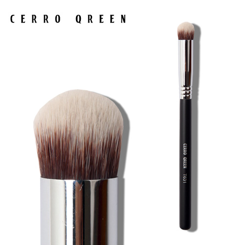 品牌cerro qreen全新T系列 纤维 圆头晕染刷 细节粉底刷上妆T631