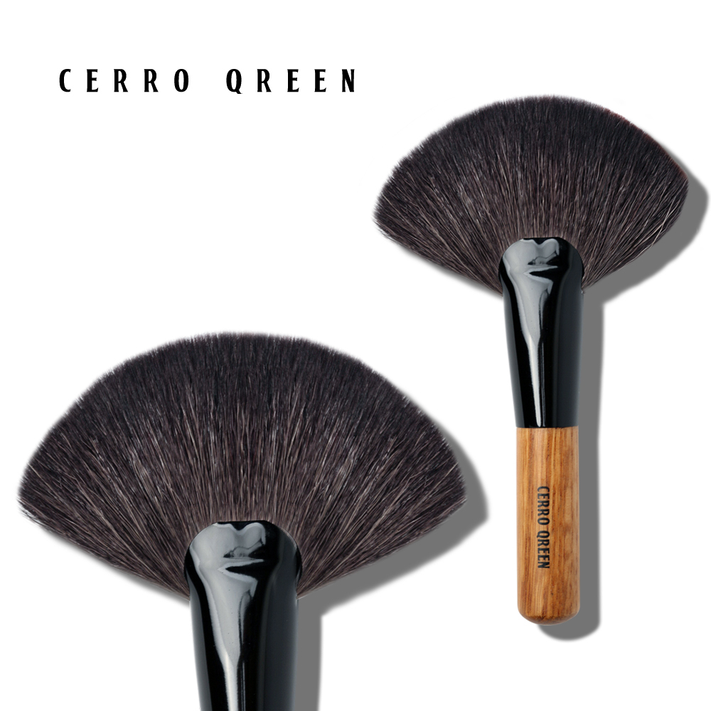 Cerro Qreen木质H系列大扇形蜜粉刷 余粉刷 选用天然羊毛 H20