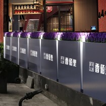 Iron Art Outdoor Combo Flower Box Flowers Altar Sales Floor Commercial Street Square Outdoor Fence Partition Screen Flower Shelf Flower Slot