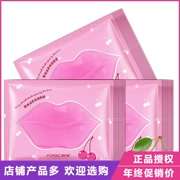 Han Wei chính hãng cherry lip film 10 miếng dưỡng ẩm giữ ẩm chống khô để loại bỏ da chết làm mờ dần các dòng son chăm sóc môi