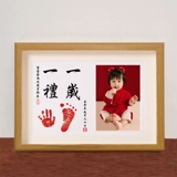 Детский сувенир, детские отпечатки рук и ног, чернильная подушечка, памятная фоторамка для новорожденных, подарок на день рождения