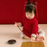 Детское платье для мальчиков, летний элитный комплект, китайский стиль