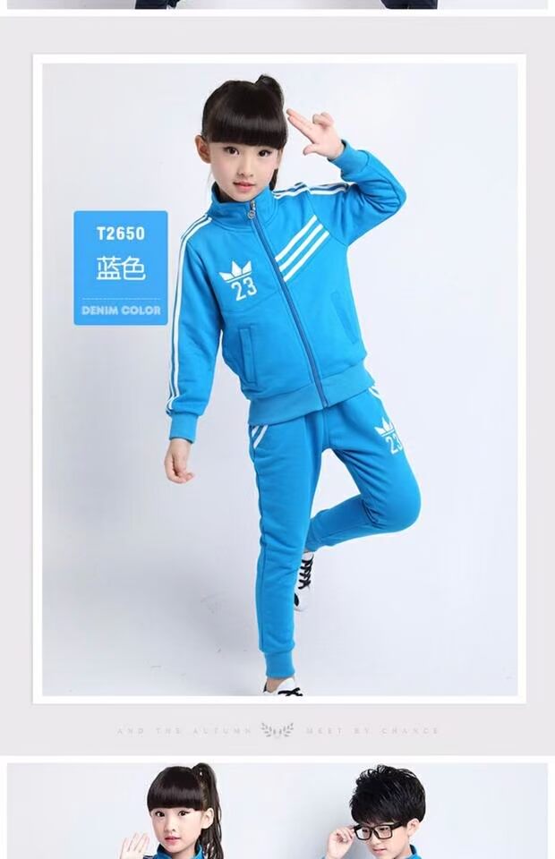 Xiaolanglang quần áo mẫu giáo mùa xuân và mùa thu và mùa đông thiết lập đồng phục trường tiểu học tùy chỉnh giáo viên lớp trẻ em phục vụ thể thao nam và nữ đồ bộ bé trai
