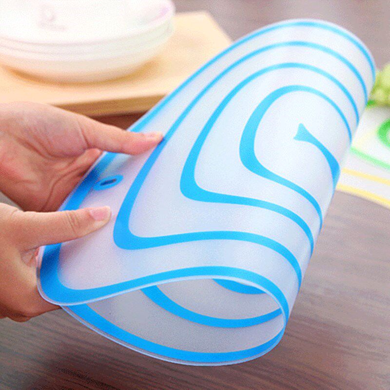 Frosted sorting cutting board kitchen cutting board plastic cutting fruit board household non-slip sheet transparent anvil