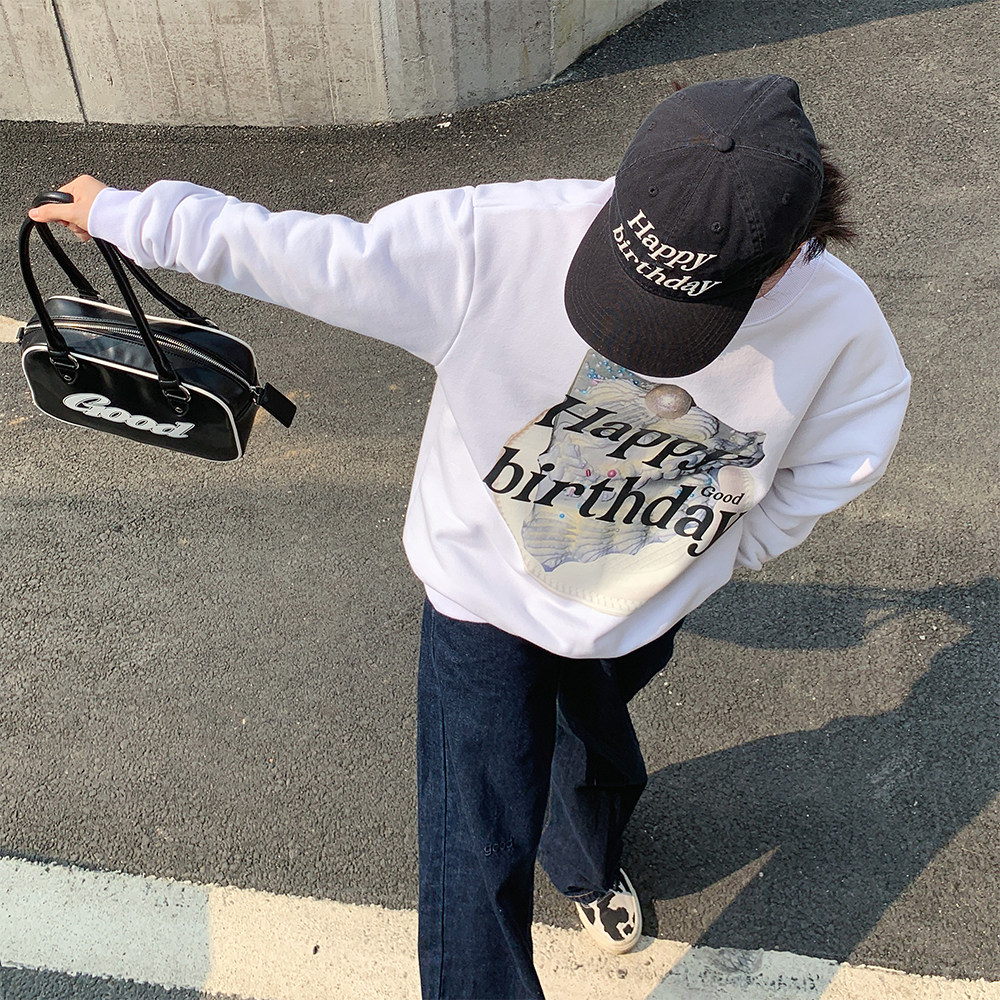 MeihaoStore Happy Birthday Embroidery Couple Soft Top Cap Baseball Cap Adjusting Buckle