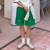 Good store MeihaoStore multi-color good embroidered short sanitary pants elastic elastic flash casual shorts