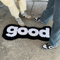 Beautiful store MeihaoStore original design good trendy ins bedside carpet mat bedroom mat