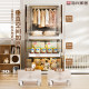 Haixing Wardrobe Bedroom Household Simple Assembly Cabinet Storage Clothing Cabinet All-in-one Installation-free Foldable Hanging Wardrobe Cabinet