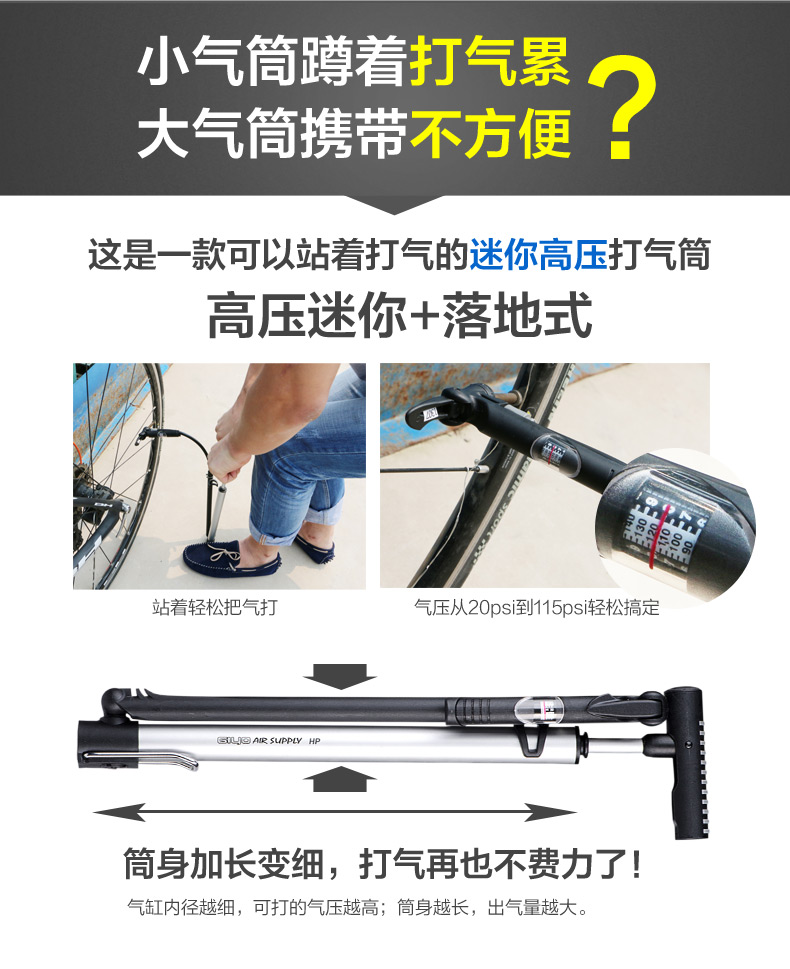 Pompe à vélo GIYO - Ref 2396340 Image 11