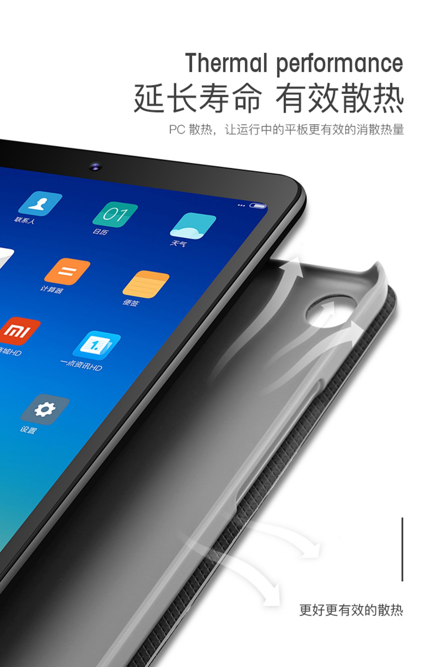 Millet 4 tay áo bảo vệ da phẳng tablet vỏ bảo vệ 4plus MI triều phần mỏng Bốn 8/10 inch phần cứng máy tính và phần mềm 10,1 inch siêu mỏng nhỏ gọn thời trang đơn giản vỏ cứng và mềm silicone mi rung - Phụ kiện máy tính bảng ốp lưng ipad pro 11 2020