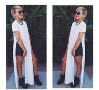 WOMEN DRESS SIDE SLIRT Shirt Ladies Long Shirts Dresses Women