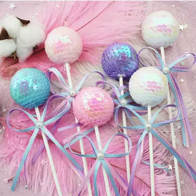 Creative children's birthday cake decoration plug-in love spherical scene birthday plug-in baking decoration dessert plug-in flag