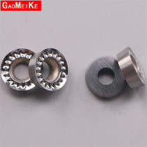 Copper and aluminum processing round milling tool R3 R4 R5 R6 round car blade RCGT1204MO-KF high light clean