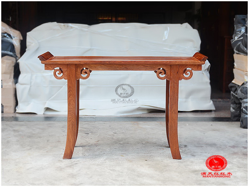 Nội thất gỗ gụ Ming và Qing triều đại cổ điển trường hợp gỗ rắn cho bàn phong cách Trung Quốc một số bàn cổ Đài Loan gỗ hồng mộc squat trường hợp Mới - Bàn / Bàn bàn ghế gỗ