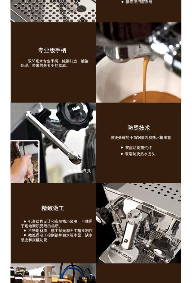 Máy pha cà phê bán tự động Rocket / Rocket APPARTAMENTO đầu đơn - Máy pha cà phê máy pha cà phê latte