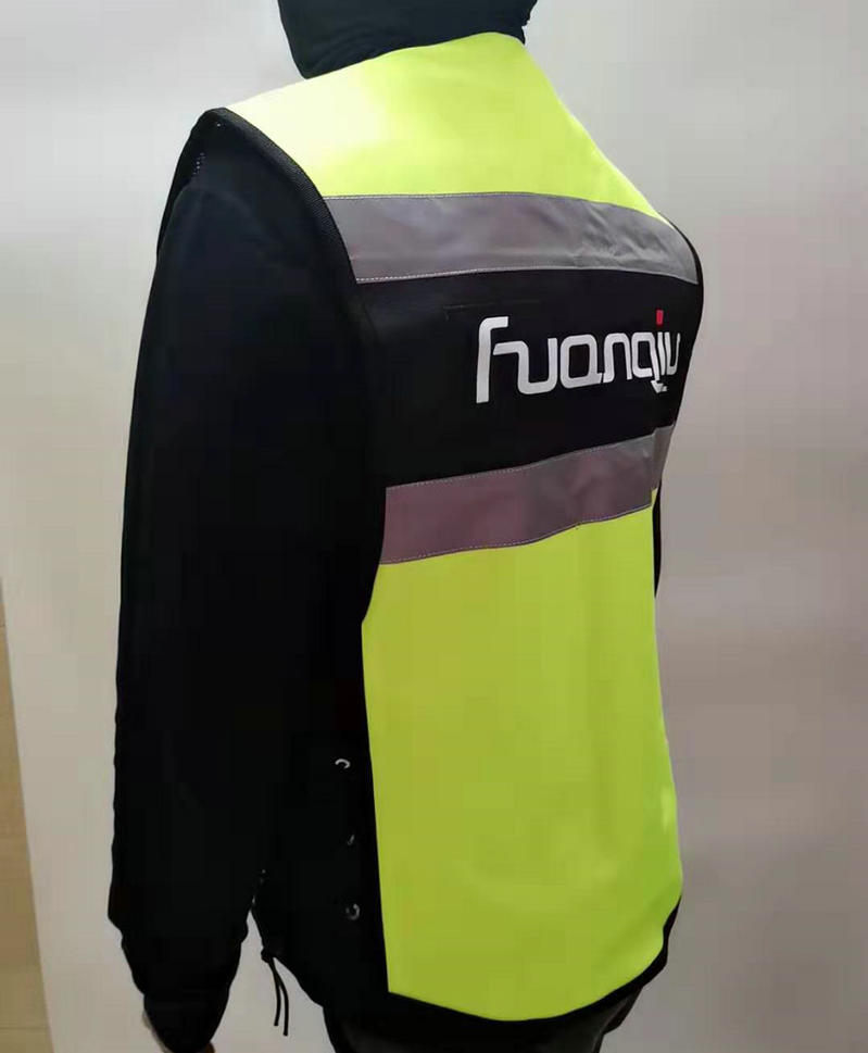 2019 xe máy mới đua xe máy thiết bị an toàn túi khí quần áo cưỡi vest trở lại túi khí phản quang vest - Xe máy Rider thiết bị găng tay chạy xe