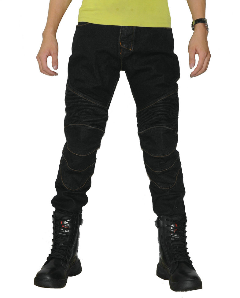 Xe máy mới thường xuyên cưỡi thẳng quần jean đầu máy thẳng thon Slim quần chống trơn co giãn - Xe máy Rider thiết bị gang tay xe may