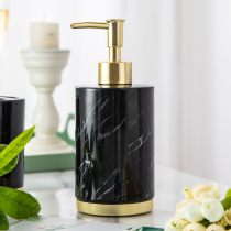 Light Extravagant Press Hand Sanitizer Bottle Ceramic Foam Lotion Bottle Upmarket Bathroom Hotel Shampoo body lotion Bath Lotion
