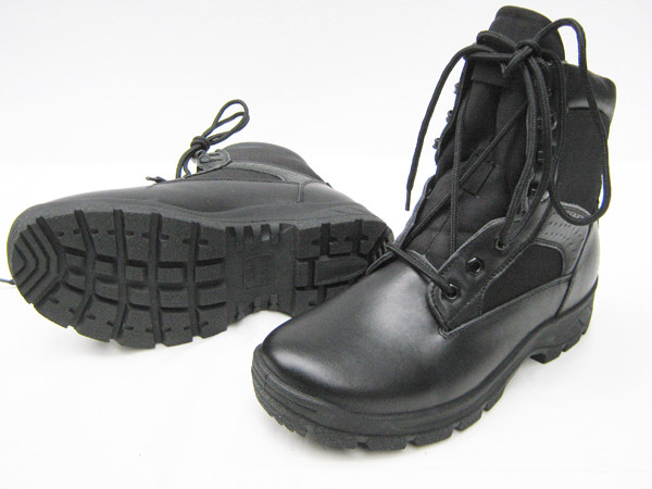 Boots militaires en cuir - Ref 1402584 Image 8