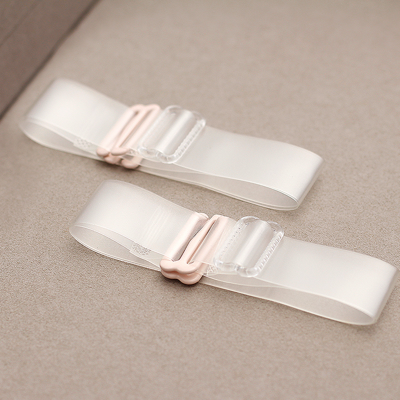 Frosted transparent shoulder strap widened transparent bra strap transparent underwear shoulder strap