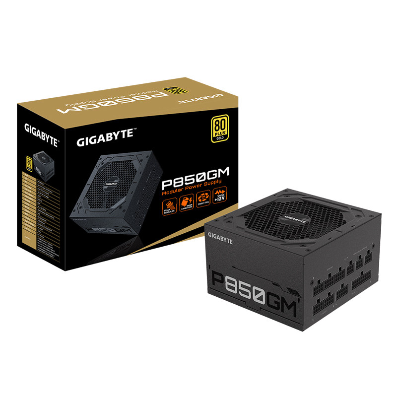 Gigabyte P750GM P850GM rated 650W750W850W desktop computer gold medal full module silent power supply