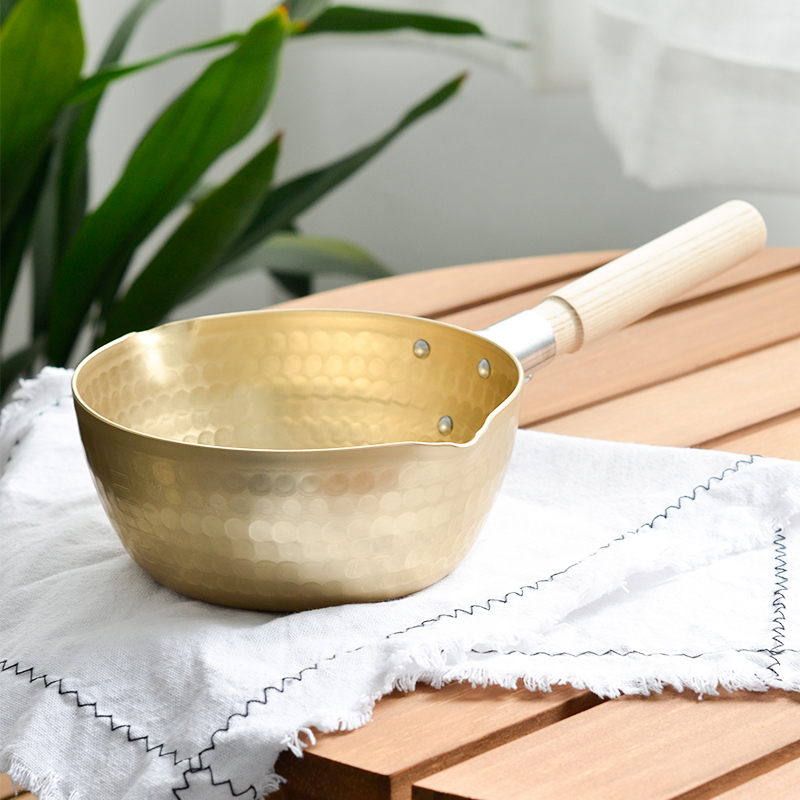 Low Price Promotion Japan Imports North Land Aluminum Snowpan Pan Home Day Style Single Handle Small Milk Pan Cooking Bubbling Noodle Soup Pan