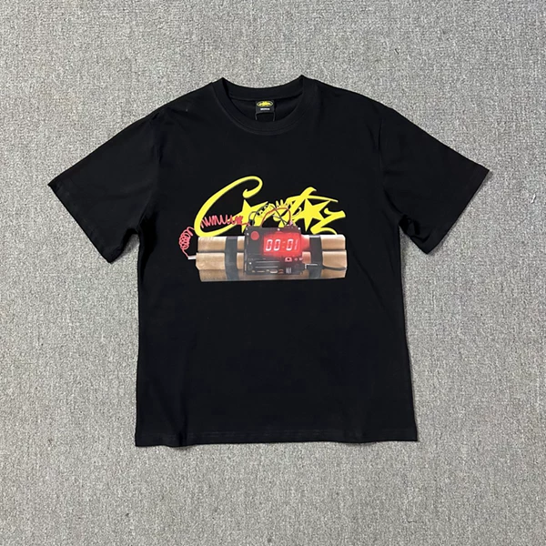 Футболка Corteiz Demon Island Bomb Waste Poster Drill Street Tide Sniper Blocks Loose Men and Women Short-sleeved T-shirts